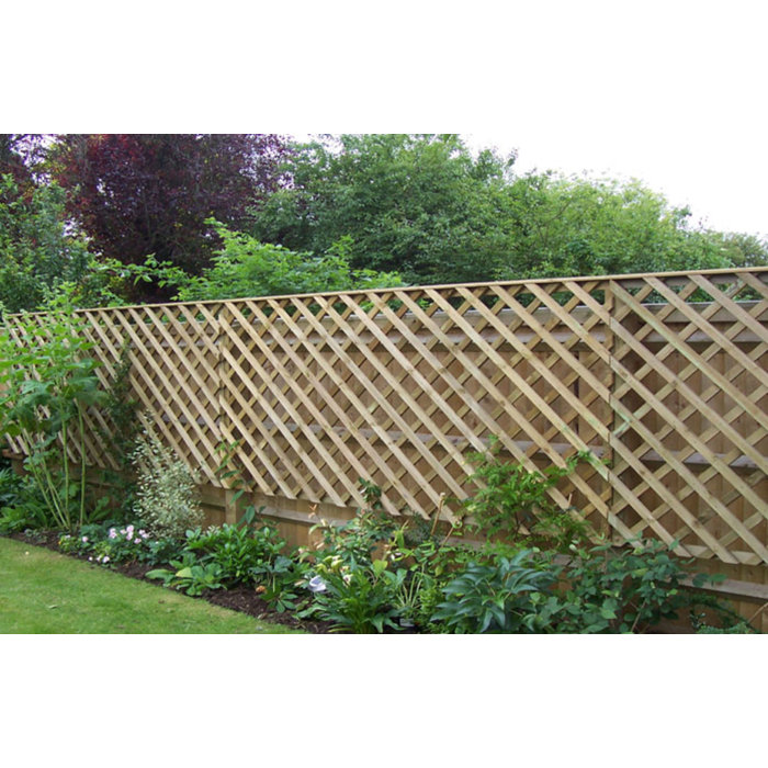 Beachcrest Home Jalissa Wood Lattice Panel Trellis & Reviews Wayfair